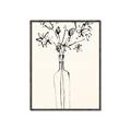 Picture of Sketched Flower _GroupedProduct_Rectangle_Portrait_Canvas_Framed_