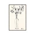 Picture of Sketched Flower _GroupedProduct_Rectangle_Portrait_Canvas_Framed_