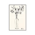 Picture of Sketched Flower _GroupedProduct_Rectangle_Portrait_Canvas_Framed_