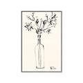 Picture of Sketched Flower _GroupedProduct_Rectangle_Portrait_Canvas_Framed_