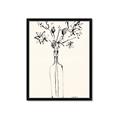 Picture of Sketched Flower _GroupedProduct_Rectangle_Portrait_Framed_Matted_