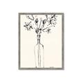 Picture of Sketched Flower _GroupedProduct_Rectangle_Portrait_Framed_Matted_