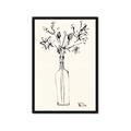 Picture of Sketched Flower _GroupedProduct_Rectangle_Portrait_Framed_Matted_