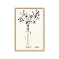 Picture of Sketched Flower _GroupedProduct_Rectangle_Portrait_Framed_Matted_