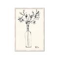 Picture of Sketched Flower _GroupedProduct_Rectangle_Portrait_Framed_Matted_