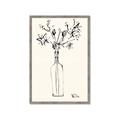 Picture of Sketched Flower _GroupedProduct_Rectangle_Portrait_Framed_Matted_