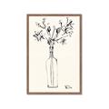 Picture of Sketched Flower _GroupedProduct_Rectangle_Portrait_Framed_Matted_