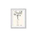 Picture of Sketched Flower _GroupedProduct_Rectangle_Portrait_Framed_Matted_