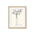 Picture of Sketched Flower _GroupedProduct_Rectangle_Portrait_Framed_Matted_