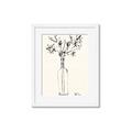 Picture of Sketched Flower _GroupedProduct_Rectangle_Portrait_Framed_Matted_