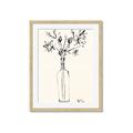 Picture of Sketched Flower _GroupedProduct_Rectangle_Portrait_Framed_Matted_