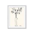 Picture of Sketched Flower _GroupedProduct_Rectangle_Portrait_Framed_Matted_