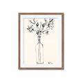 Picture of Sketched Flower _GroupedProduct_Rectangle_Portrait_Framed_Matted_