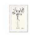 Picture of Sketched Flower _GroupedProduct_Rectangle_Portrait_Framed_Matted_