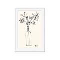 Picture of Sketched Flower _GroupedProduct_Rectangle_Portrait_Framed_Matted_