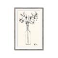 Picture of Sketched Flower _GroupedProduct_Rectangle_Portrait_Framed_Matted_