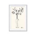 Picture of Sketched Flower _GroupedProduct_Rectangle_Portrait_Framed_Matted_
