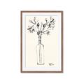Picture of Sketched Flower _GroupedProduct_Rectangle_Portrait_Framed_Matted_