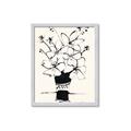 Picture of Bloom in Contrast _GroupedProduct_Rectangle_Portrait_Framed_Matted_