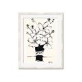Picture of Bloom in Contrast _GroupedProduct_Rectangle_Portrait_Framed_Matted_