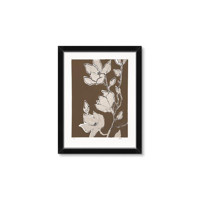 Picture of Shadowed Petals _GroupedProduct_Rectangle_Portrait_Framed_Matted_