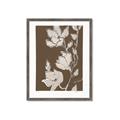 Picture of Shadowed Petals _GroupedProduct_Rectangle_Portrait_Framed_Matted_