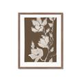 Picture of Shadowed Petals _GroupedProduct_Rectangle_Portrait_Framed_Matted_