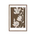 Picture of Shadowed Petals _GroupedProduct_Rectangle_Portrait_Framed_Matted_
