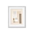 Picture of Geometric Abstract Ii _GroupedProduct_Rectangle_Portrait_Framed_Matted_