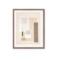 Picture of Geometric Abstract Ii _GroupedProduct_Rectangle_Portrait_Framed_Matted_