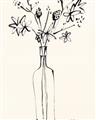 Picture of Sketched Flower _GroupedProduct_Rectangle_Portrait_Unframed_Print_Only_