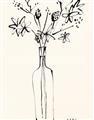 Picture of Sketched Flower _GroupedProduct_Rectangle_Portrait_Unframed_Print_Only_