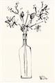 Picture of Sketched Flower _GroupedProduct_Rectangle_Portrait_Unframed_Print_Only_