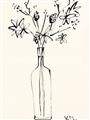 Picture of Sketched Flower _GroupedProduct_Rectangle_Portrait_Unframed_Print_Only_