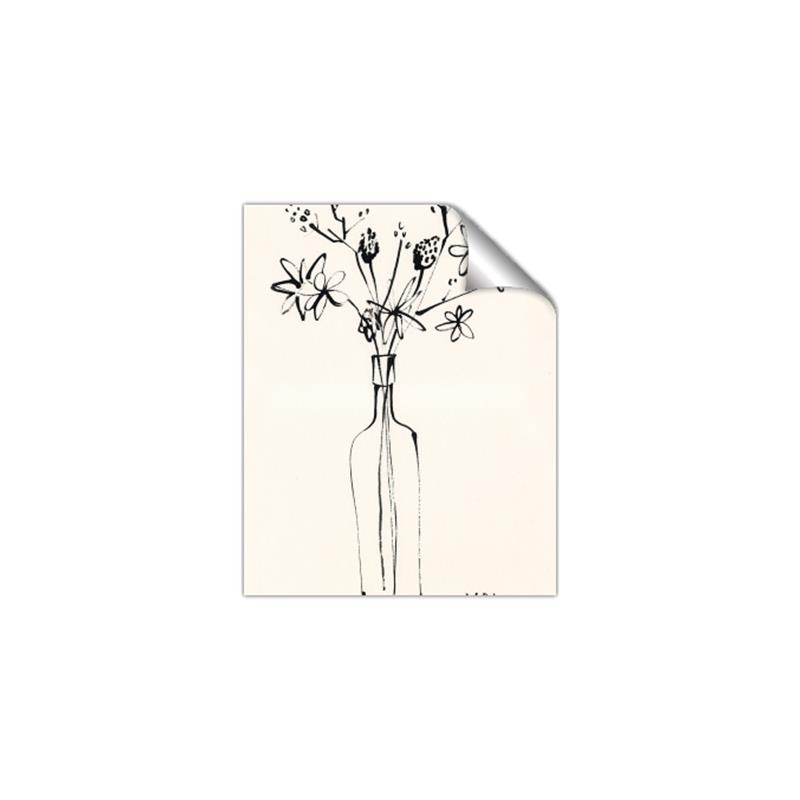 Picture of Sketched Flower _GroupedProduct_Rectangle_Portrait_Unframed_Print_Only_
