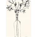 Picture of Sketched Flower _GroupedProduct_Rectangle_Portrait_Unframed_Print_Only_