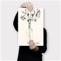 Picture of Sketched Flower _GroupedProduct_Rectangle_Portrait_Canvas_