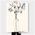 Picture of Sketched Flower _GroupedProduct_Rectangle_Portrait_Canvas_