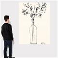 Picture of Sketched Flower _GroupedProduct_Rectangle_Portrait_Canvas_