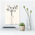 Picture of Sketched Flower _GroupedProduct_Rectangle_Portrait_Canvas_
