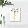 Picture of Sketched Flower _GroupedProduct_Rectangle_Portrait_Canvas_Framed_