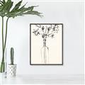 Picture of Sketched Flower _GroupedProduct_Rectangle_Portrait_Canvas_Framed_