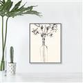 Picture of Sketched Flower _GroupedProduct_Rectangle_Portrait_Canvas_Framed_