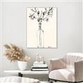 Picture of Sketched Flower _GroupedProduct_Rectangle_Portrait_Canvas_Framed_