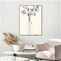 Picture of Sketched Flower _GroupedProduct_Rectangle_Portrait_Canvas_Framed_