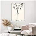Picture of Sketched Flower _GroupedProduct_Rectangle_Portrait_Canvas_Framed_