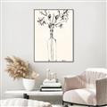 Picture of Sketched Flower _GroupedProduct_Rectangle_Portrait_Canvas_Framed_