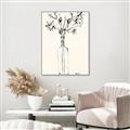 Picture of Sketched Flower _GroupedProduct_Rectangle_Portrait_Canvas_Framed_