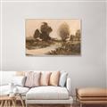 Picture of Where the Earth Meets the Sky _GroupedProduct_Rectangle_Landscape_Canvas_Framed_