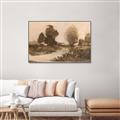 Picture of Where the Earth Meets the Sky _GroupedProduct_Rectangle_Landscape_Canvas_Framed_
